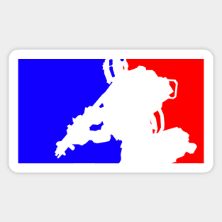 Shoot the Runner-Major League Titanfall 2 (Blue, Red) Sticker